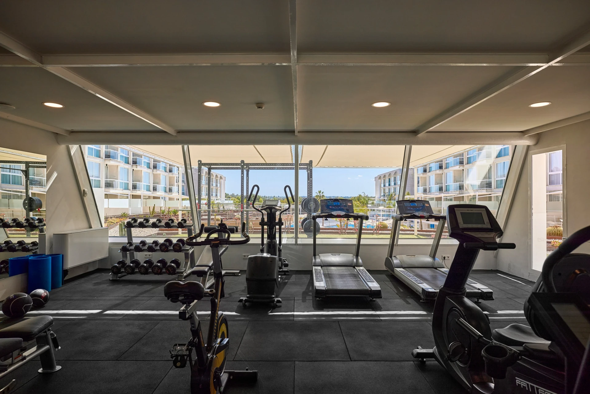 Salle de sport de l'hôtel Zafiro Alzinar Mar
