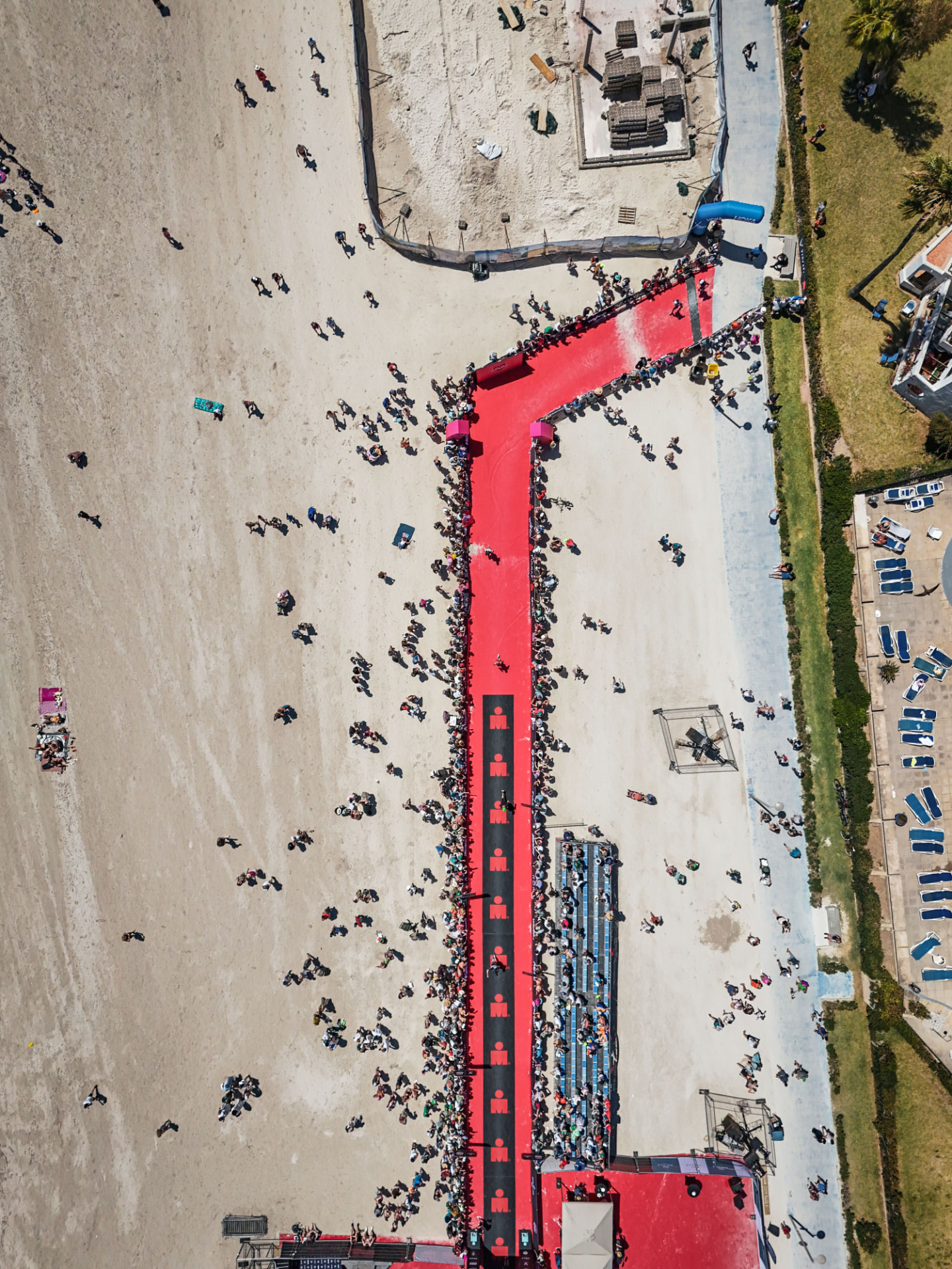 Vue aérienne du parcours Ironman 70.3 Majorque
